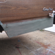 The weld seam is a bit warped, but the worst will hide under the trim.